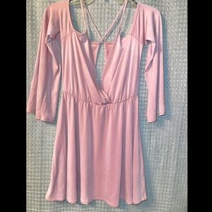 *NEW Forever 21 Pink Off the Shoulder Dress Size-M
